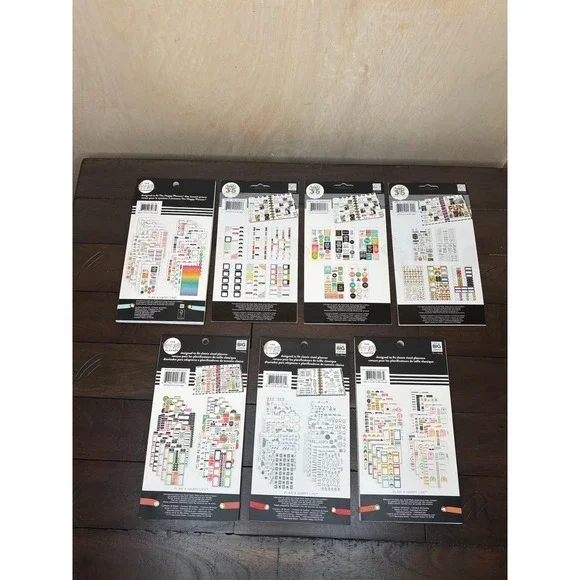 Happy Planner Stickers - 7 different packs selling as one lot - ALL NEW - Picture 2 of 9